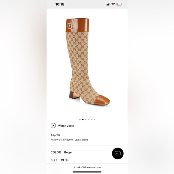 COPY - Gucci logo boots size 41 no box - Picture 2 of 5